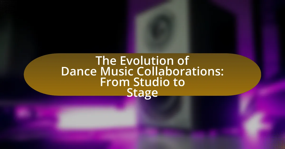 The Evolution of Dance Music Collaborations: From Studio to Stage